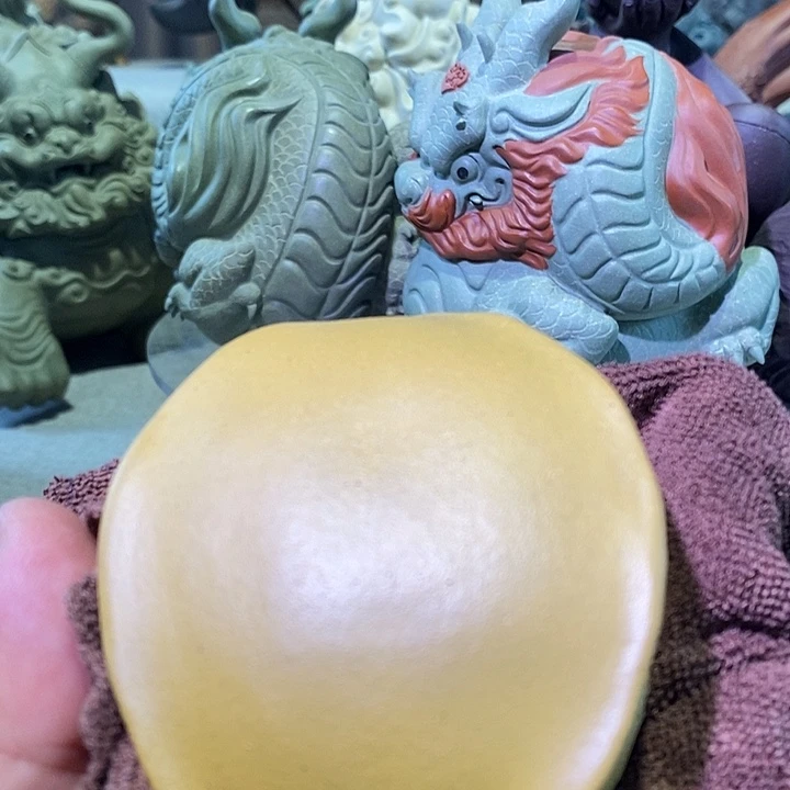 泥塑紫砂雕塑鲍鱼茶宠