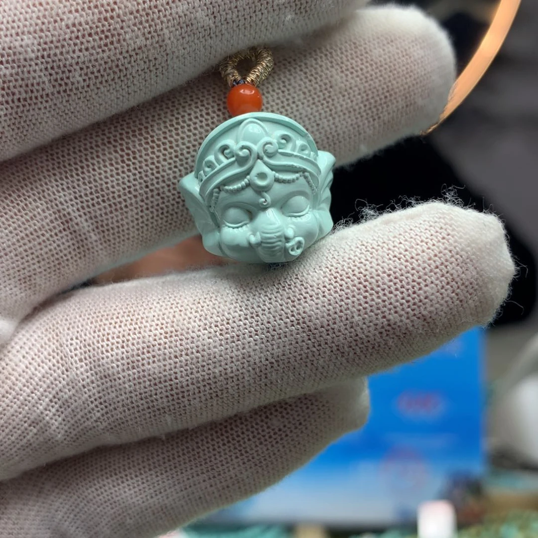 绿松石挂件未镶嵌