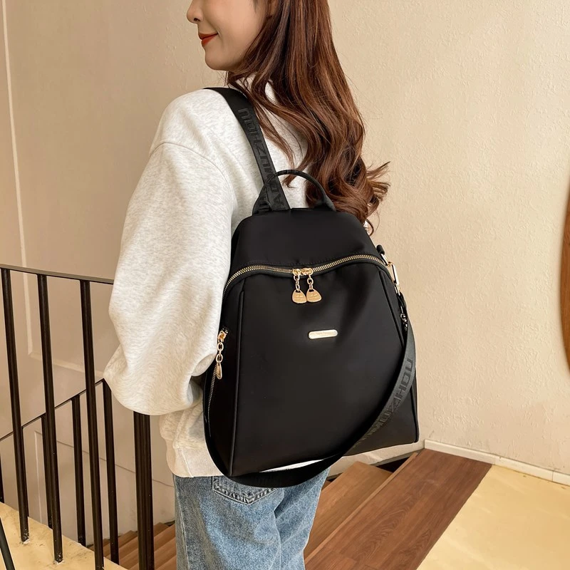 【锦绣江南】新款国风双肩包大容量简约女士单肩包耐磨旅行小背包