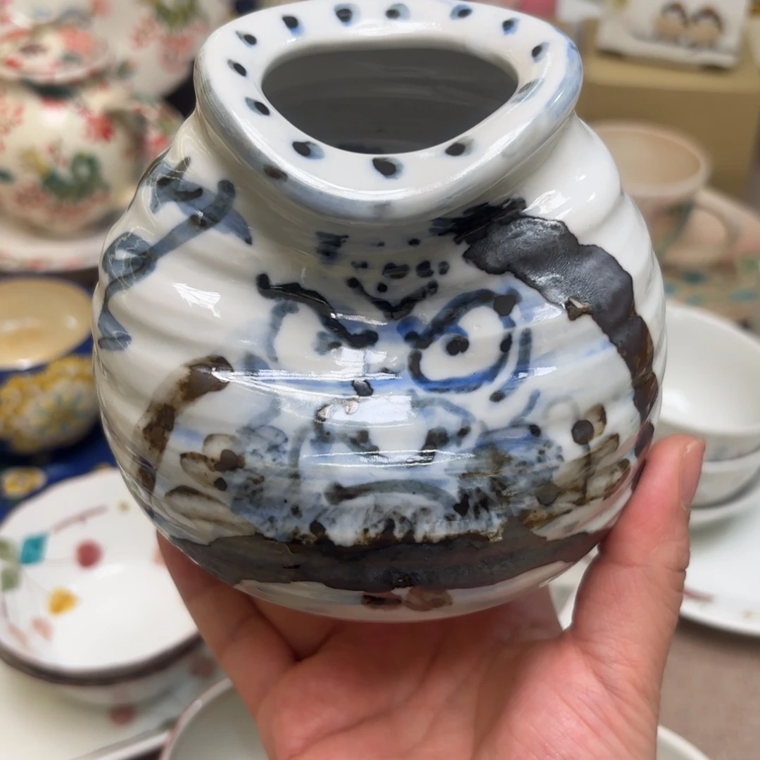 陶二代古青爷爷 大花器