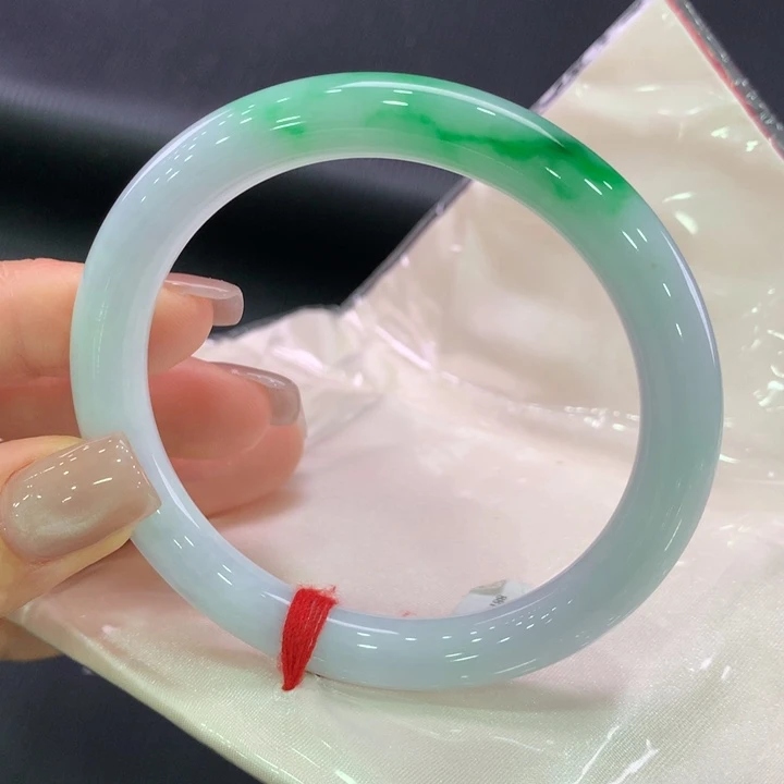 未镶嵌手镯翡翠圆条59