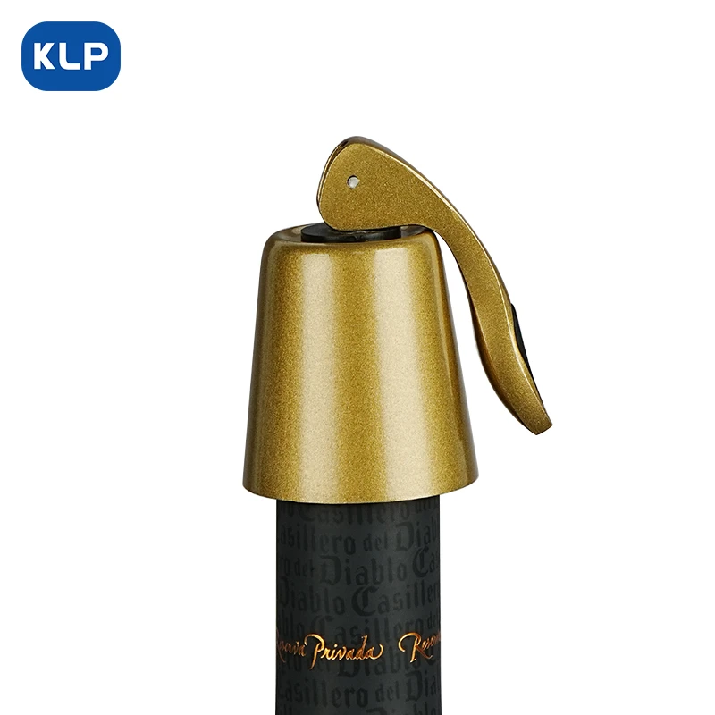 KLP泡酒金属香槟塞红酒塞金色保气保压真空密封葡萄酒瓶