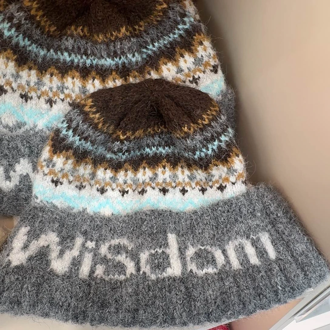 wisdom帽子灰色哦哦