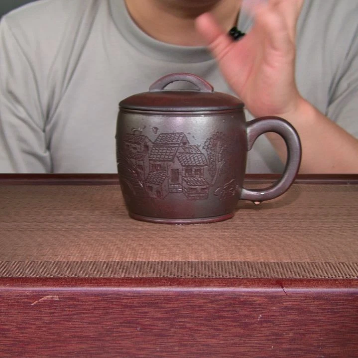 茶杯紫砂高货放漏