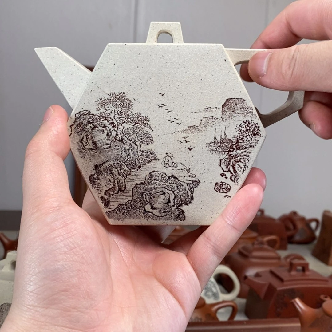 茶壶紫砂原矿泥料传统工艺制作
