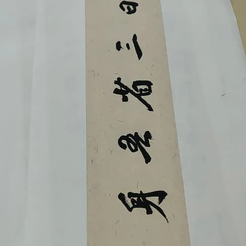 书法河北省书法家协会会员李云明老师作品已经托裱起来