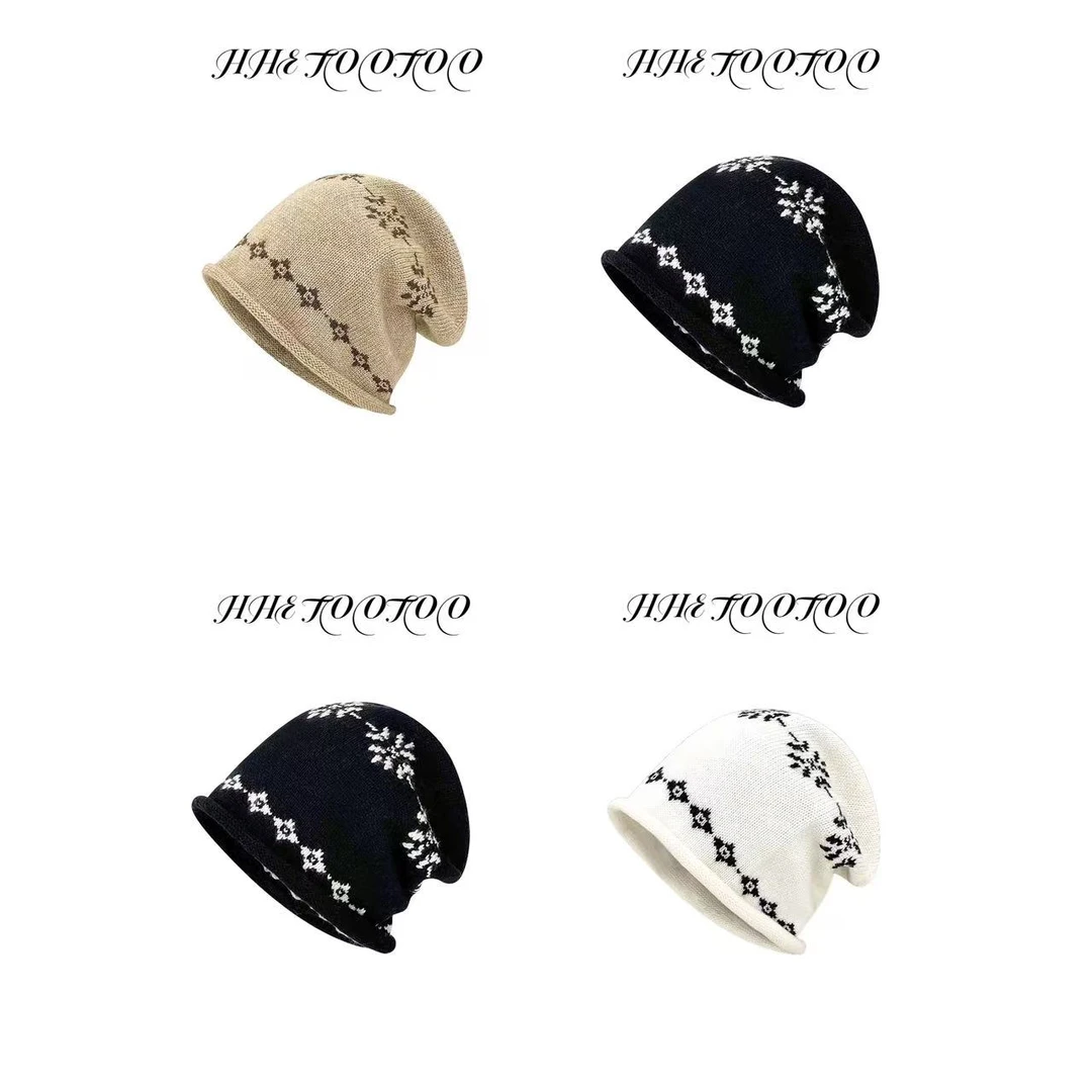 HHE TOO TOO 都市游牧风复古刺绣冷帽 0095