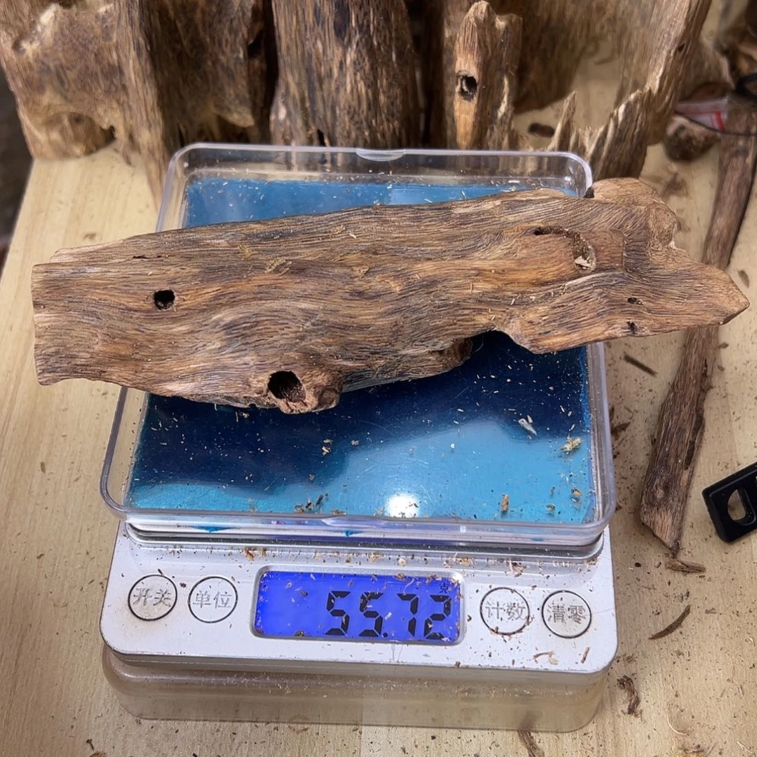 香料绿奇楠虫漏55克白棋