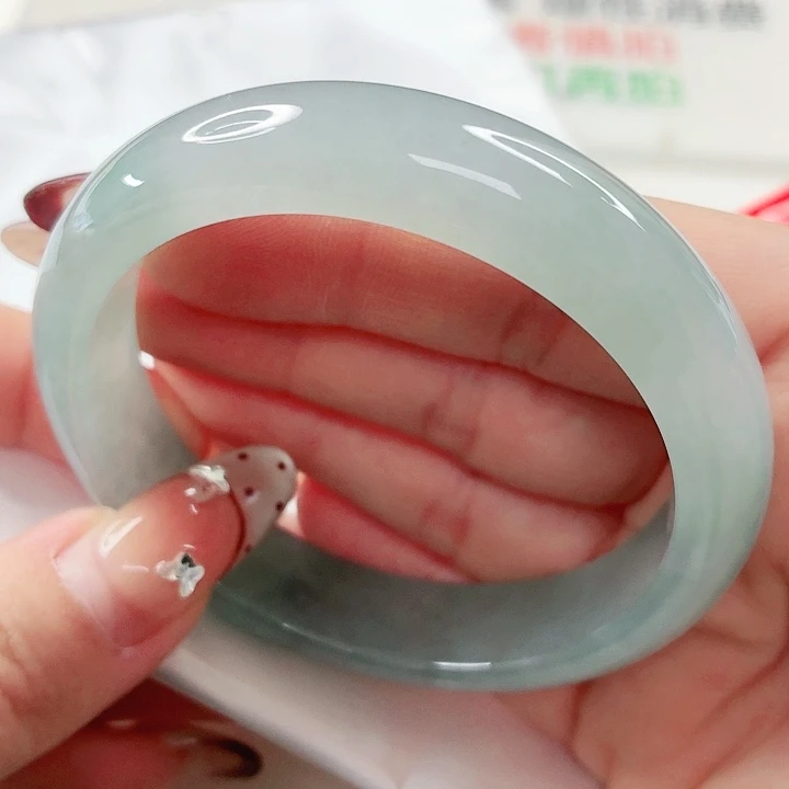 翡翠未镶嵌手镯57.1x528