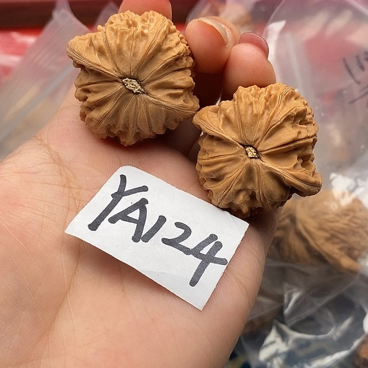 文玩核桃把件磨盘36