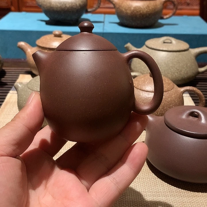 茶壶紫砂底槽清龙蛋