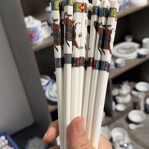 其他瓷筷子10双陶瓷