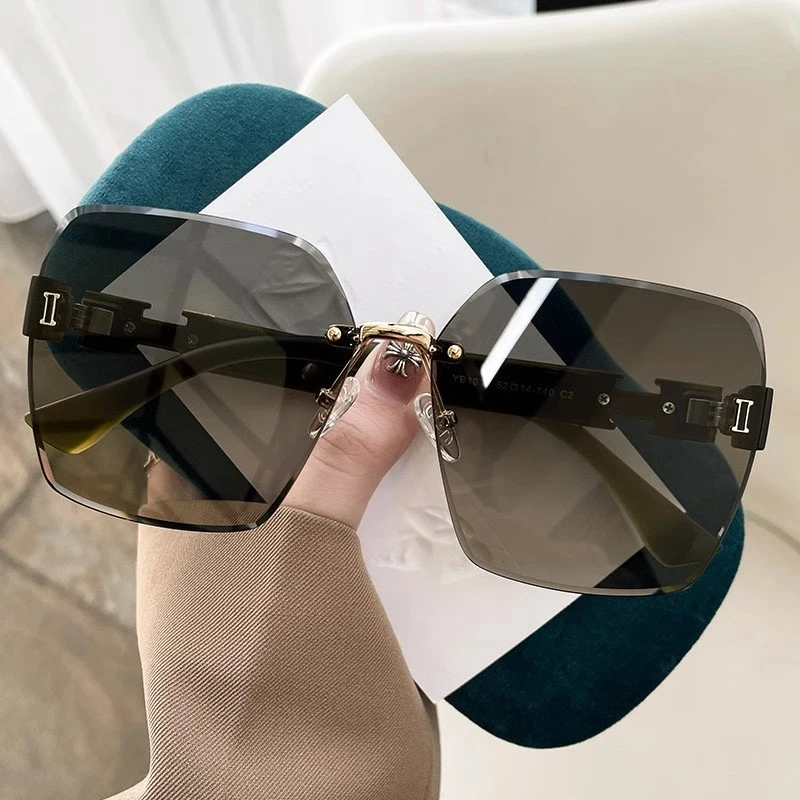 墨镜女爱尔玛网红女士防紫外线潮遮阳大框百搭墨镜太阳镜女款眼镜