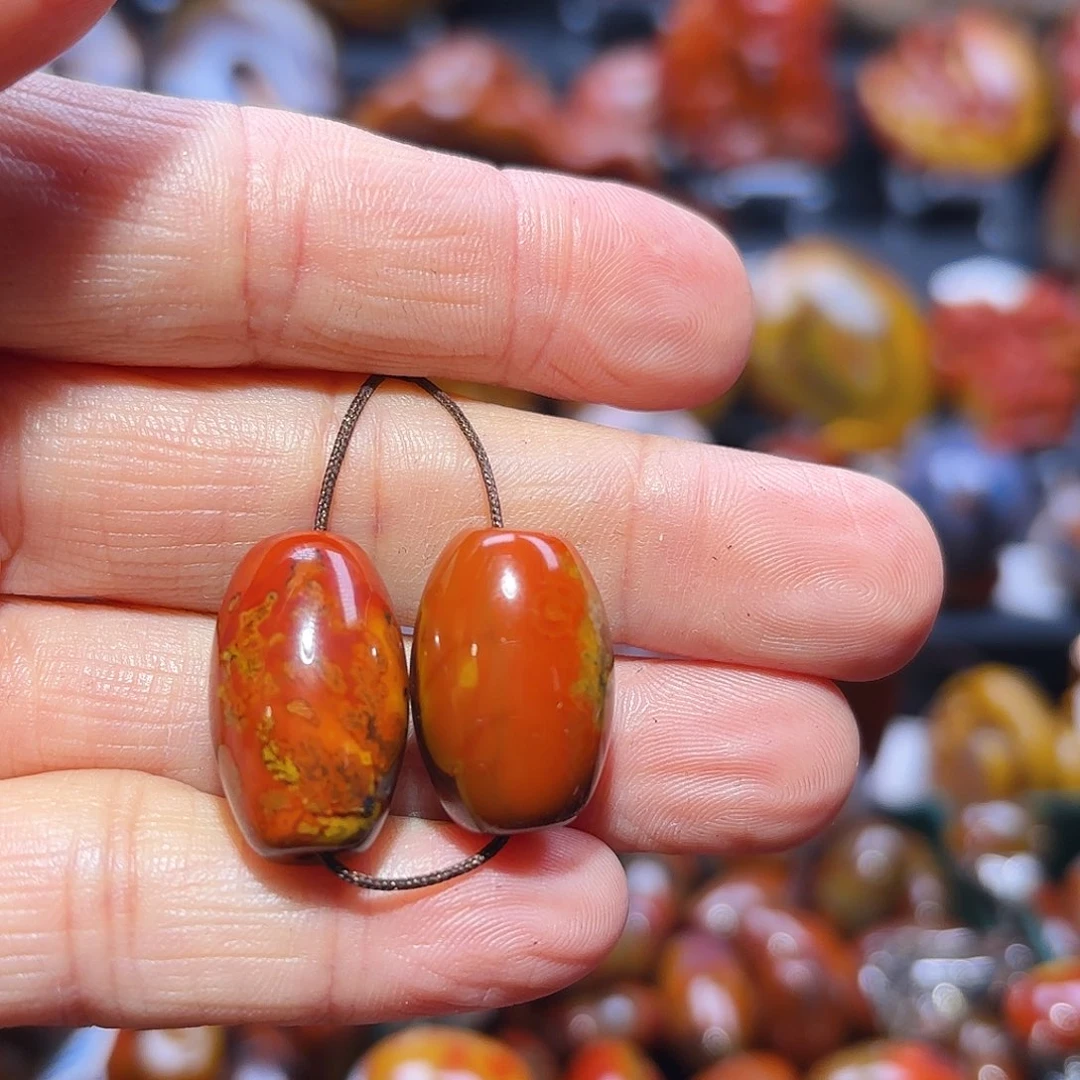 玛瑙/玉髓未镶嵌吊坠(不含链)