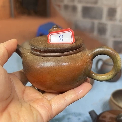 戬谷龙窑柴烧茶壶8