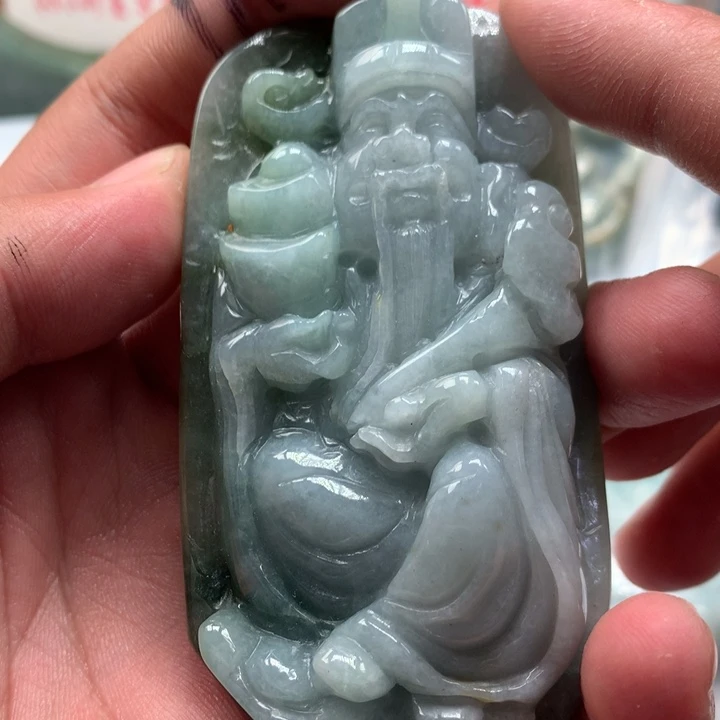 翡翠未镶嵌颈饰保真天然a货翡翠