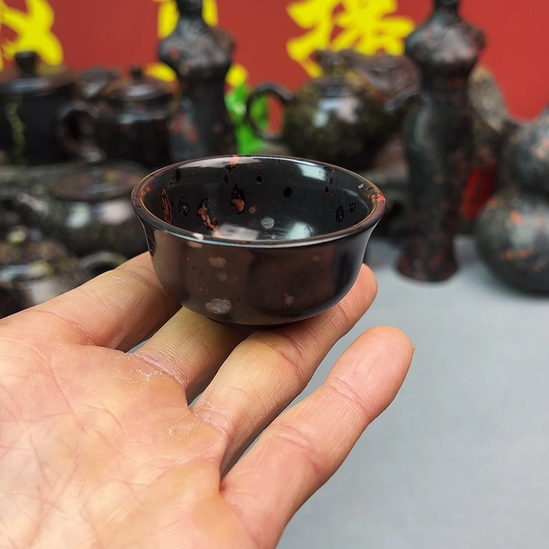 梅花玉鱼缸石茶周边微瑕不退不换