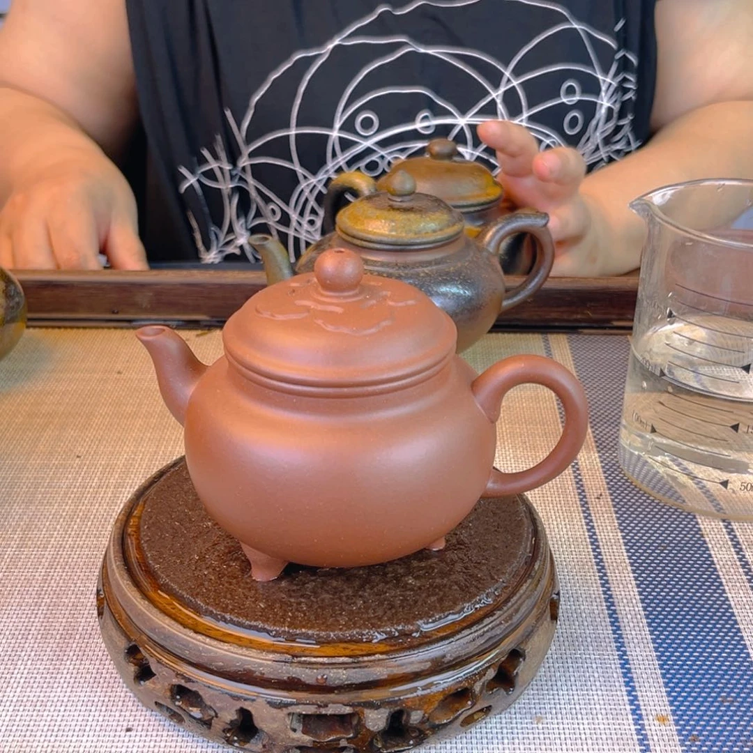 茶壶紫砂底槽清240cc