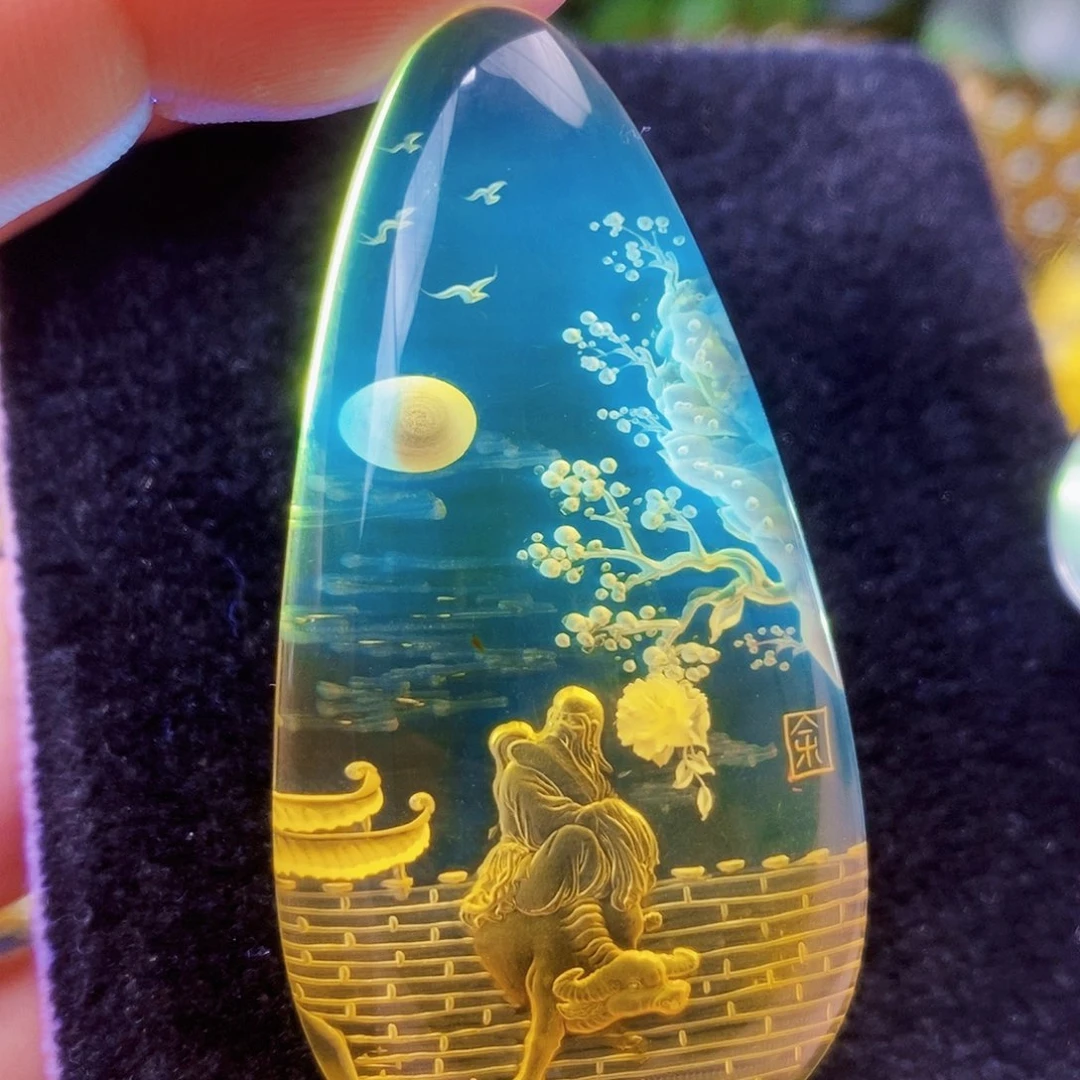 【闪购商品】金珀吊坠(不含链)未镶嵌