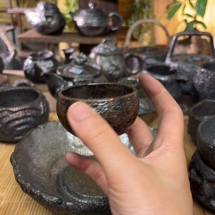黑砂茶器主人杯、特价