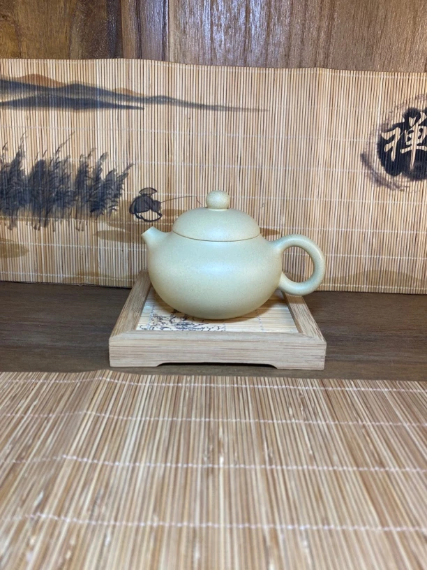 微瑕文旦壶 半手工制作 120cc 原矿本山绿
