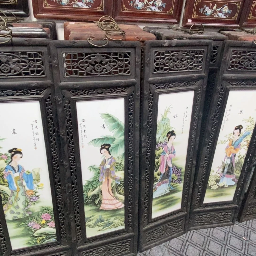 瓷片1.2*36*4景德镇瓷板画柴窑烧制
