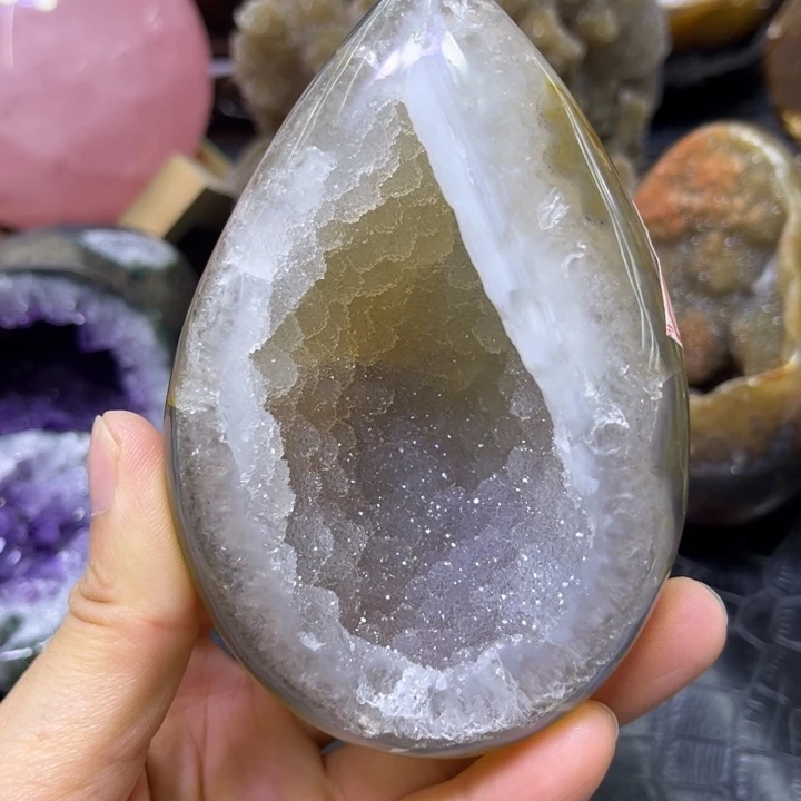 发饰水晶未镶嵌白软蛋
