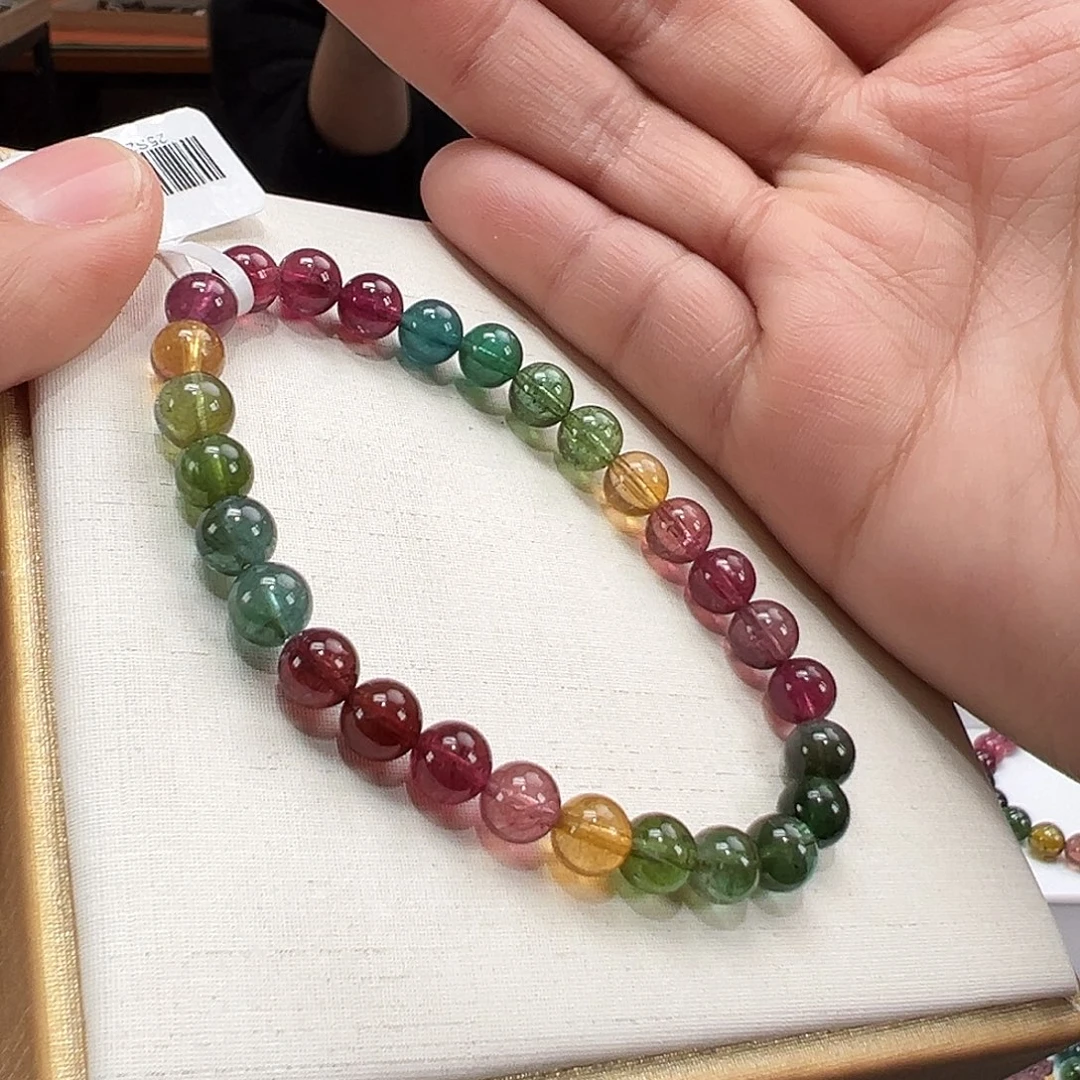 未镶嵌碧玺手串6.3mmmmmm