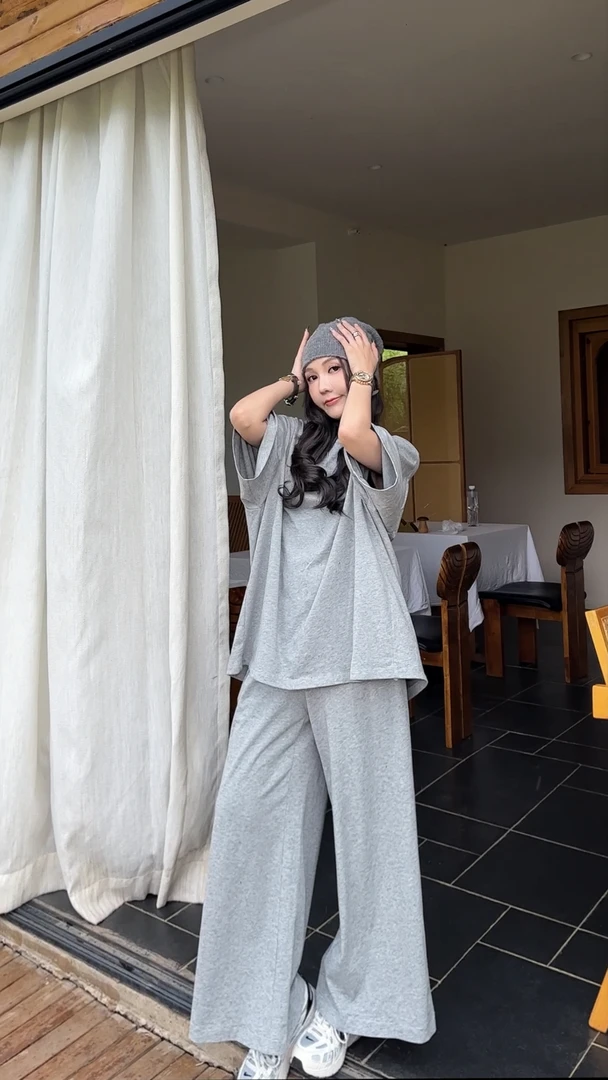 AMAZING IN | 1oo%棉 | 短袖T恤长裤套装 A250710-AI57BTE2510649