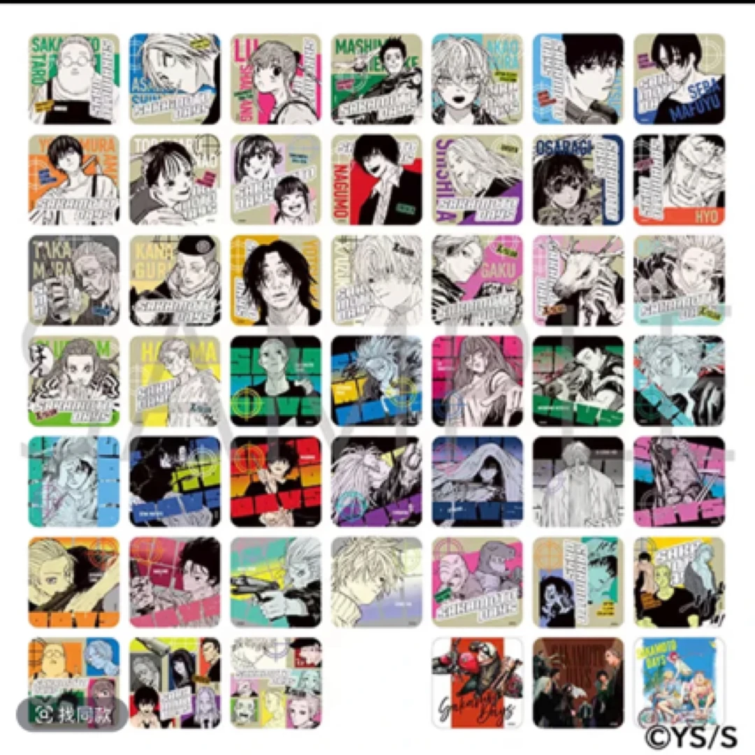 【JF2025】坂本日常原画杯垫一弹默认厂伤（代拆）