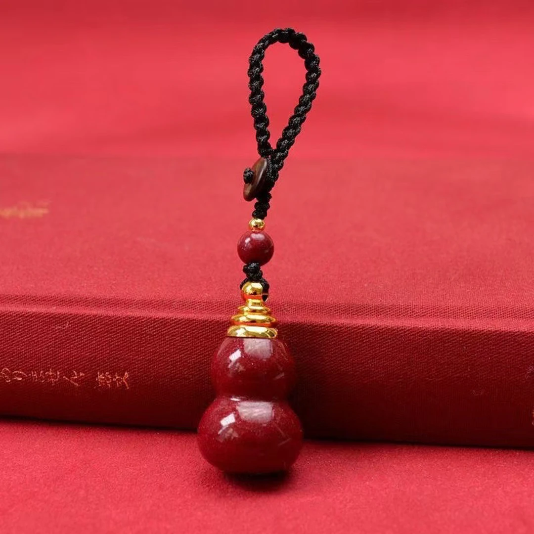 含辰砂工艺品葫芦挂坠钥匙扣正品紫金砂幸福安康