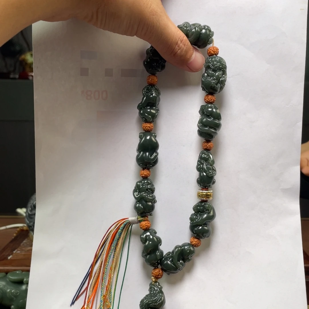 未镶嵌和田玉把件和田玉手串未镶嵌