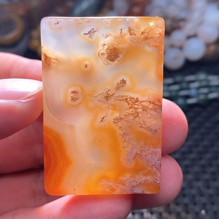 【闪购商品】玛瑙/玉髓未镶嵌颈饰空*