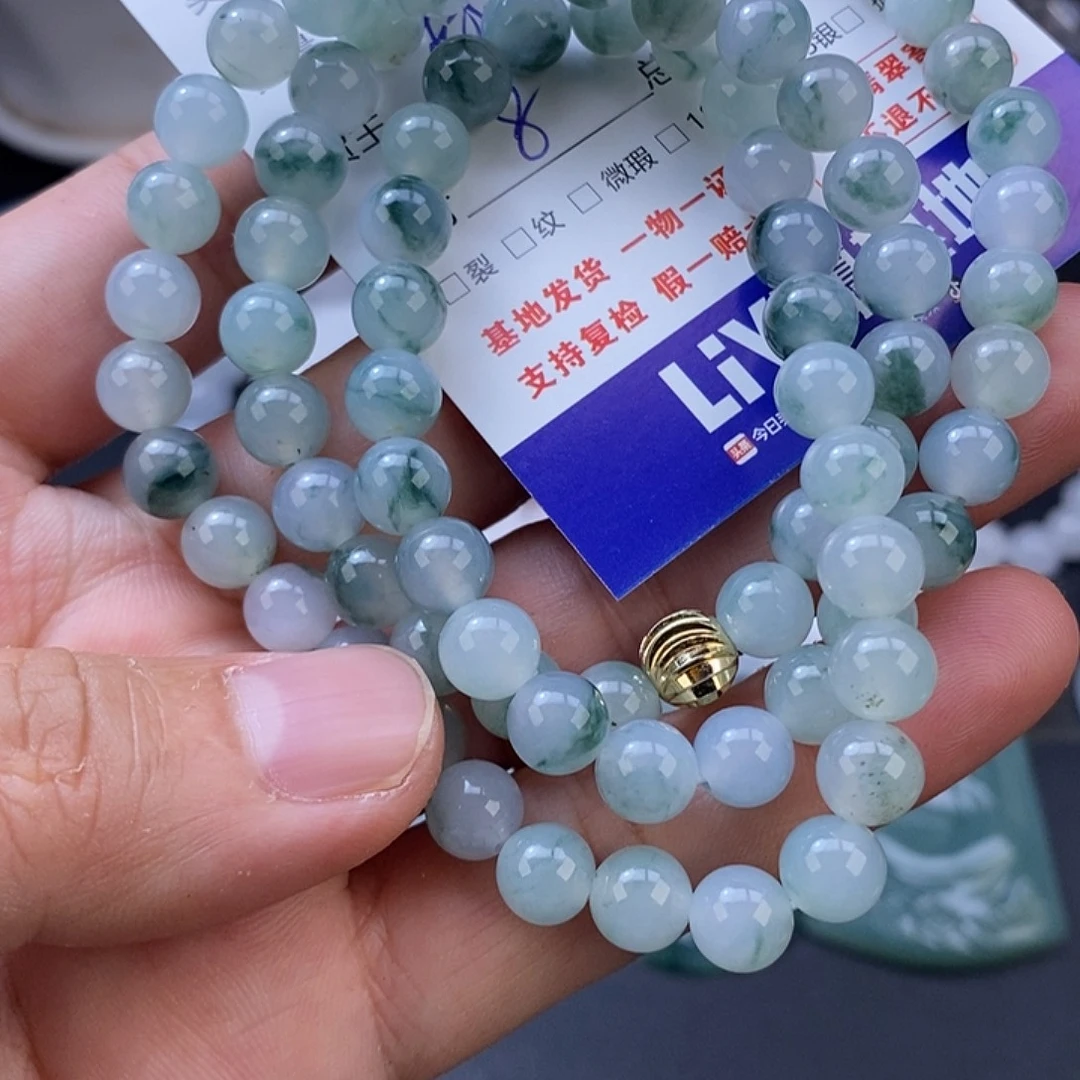 风***子翡翠未镶嵌颈饰翡翠