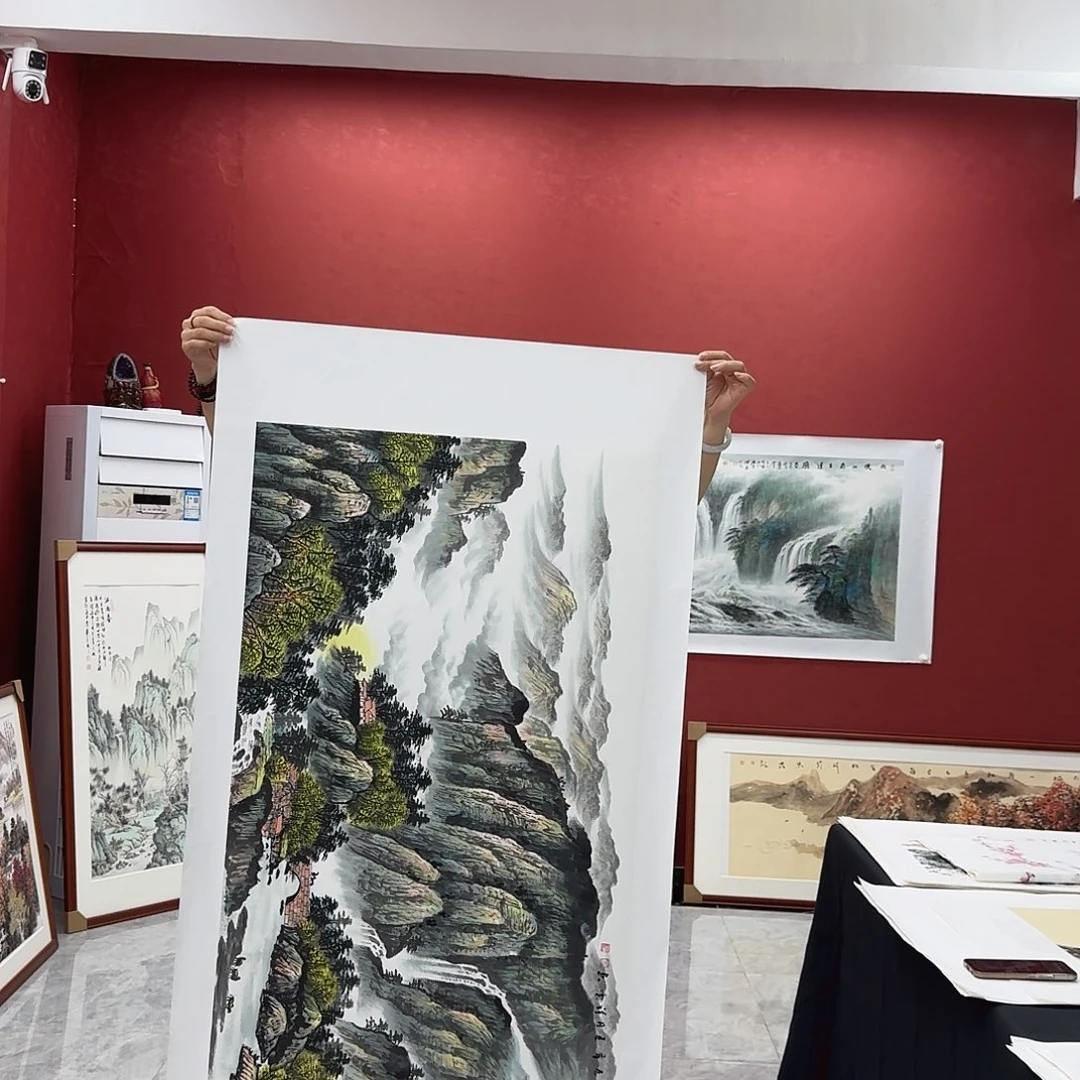 国画国画作品欣赏四尺