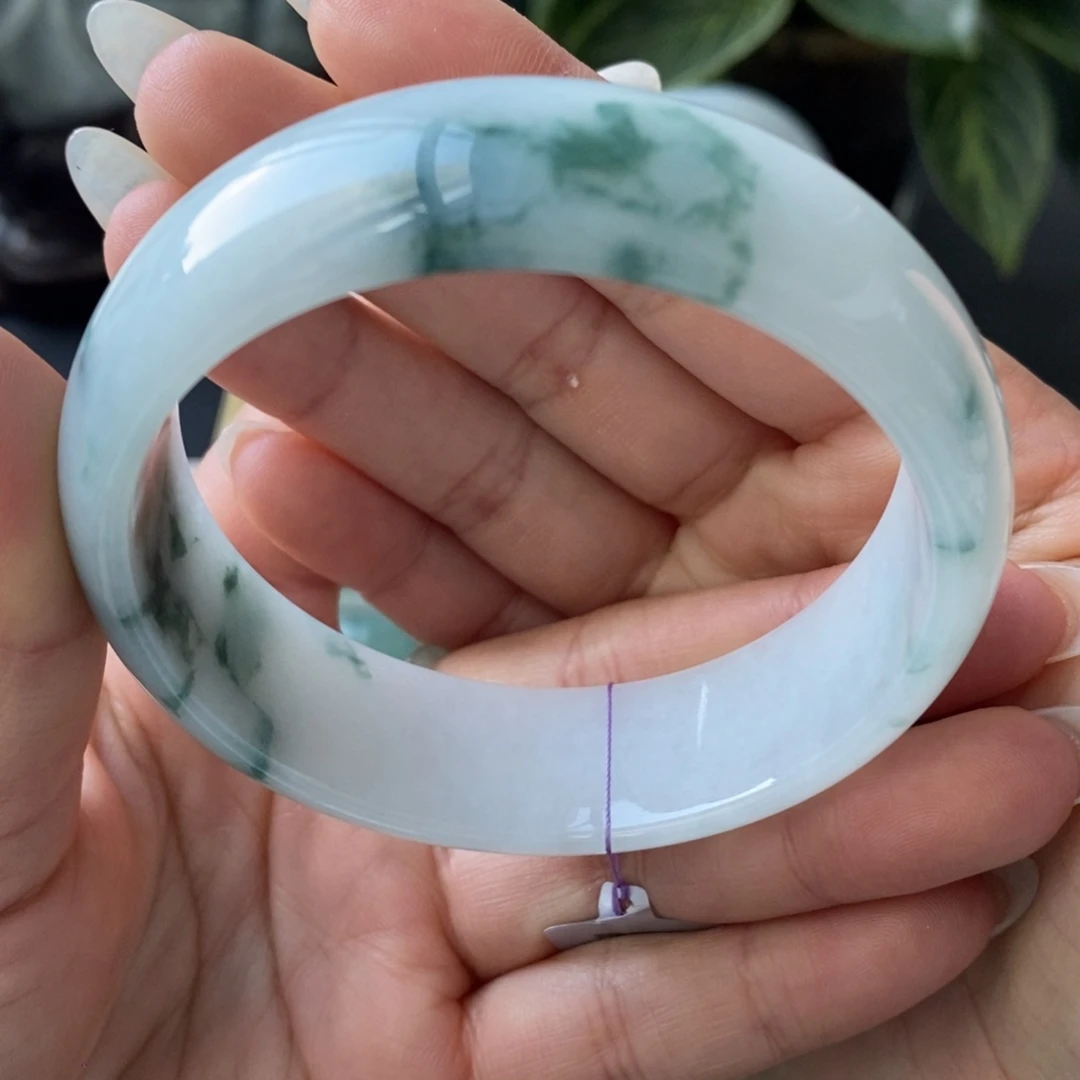 翡翠未镶嵌手镯天然