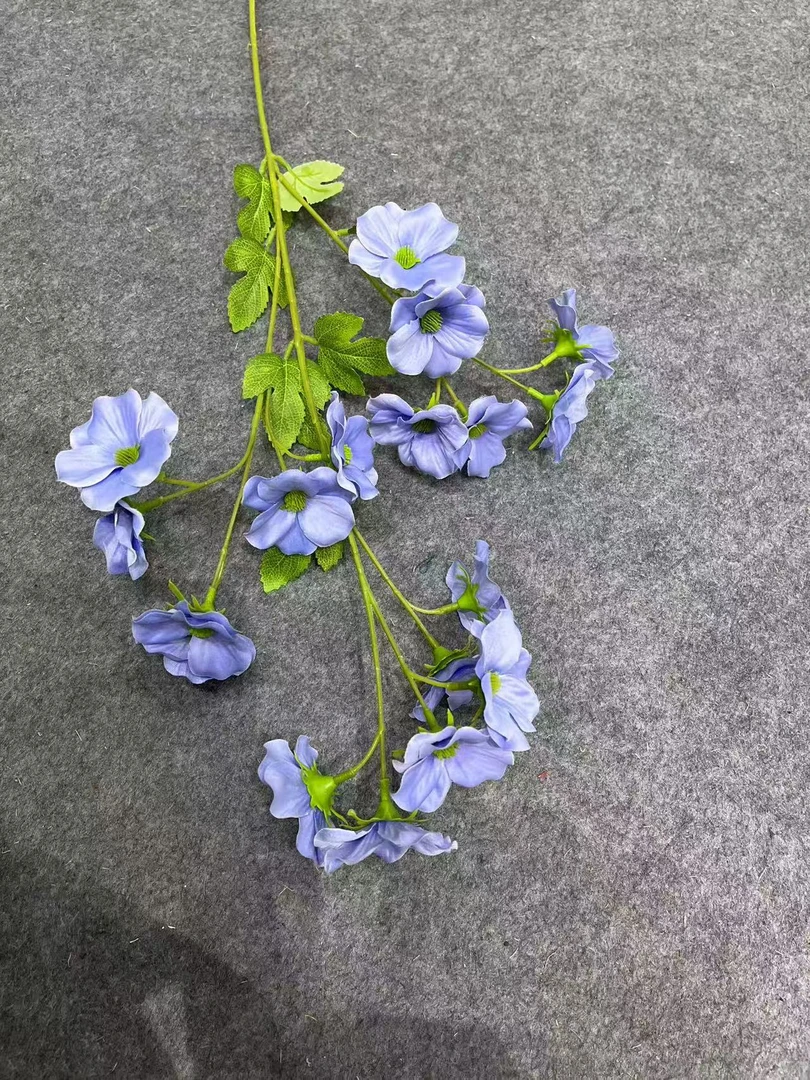 蝴蝶花仿真花婚庆婚礼堂插花假花