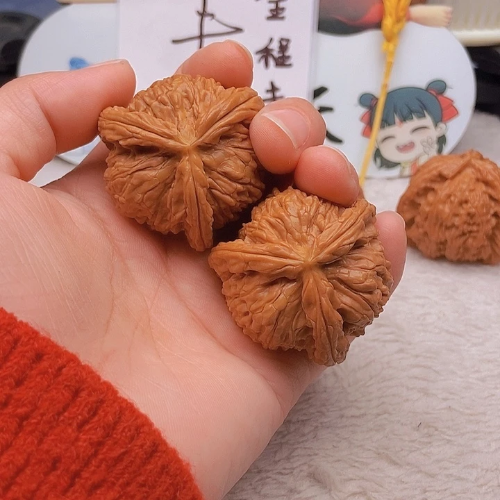 吊坠文玩核桃小*虎三棱