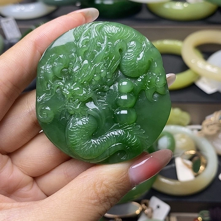 和田玉（碧玉）未镶嵌挂件