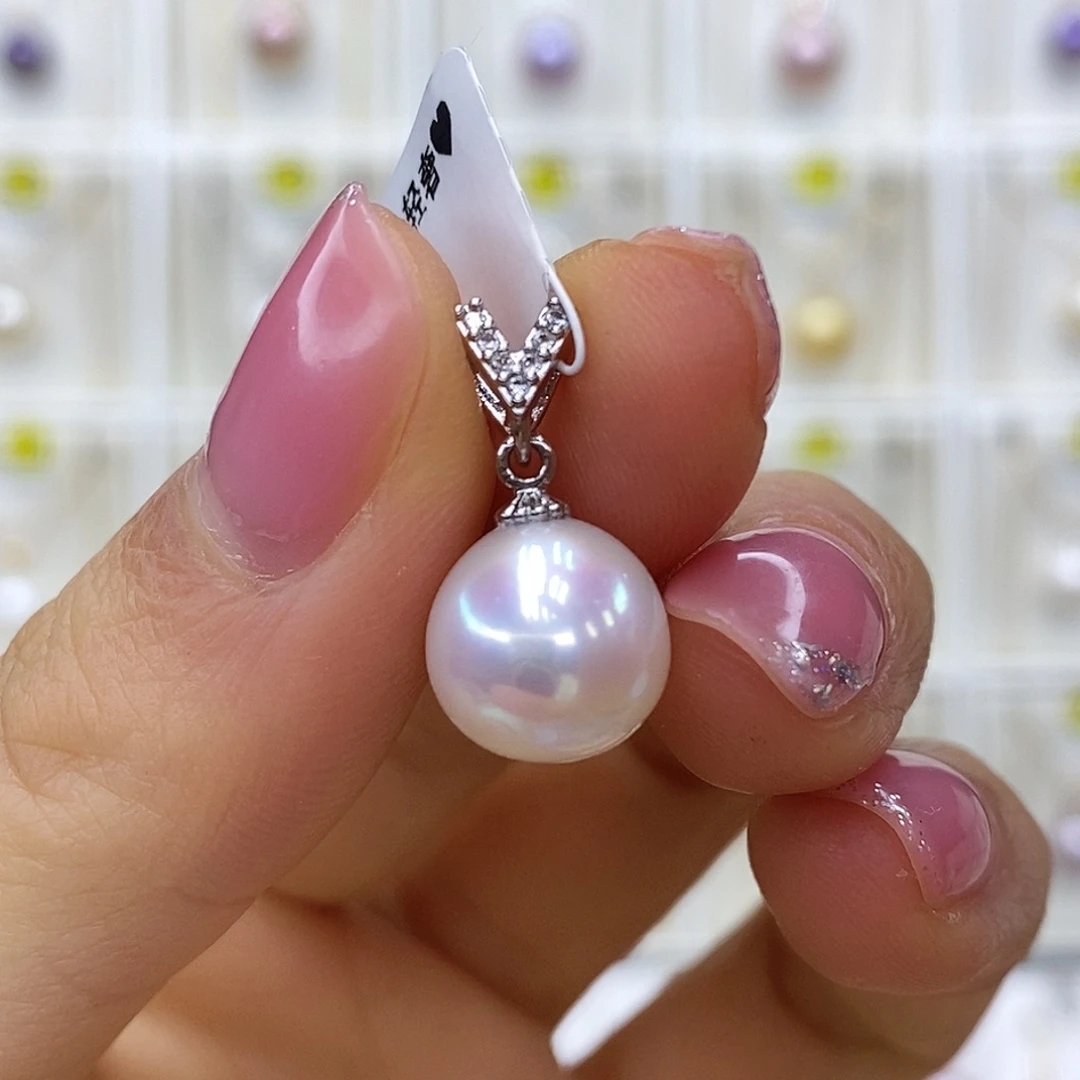 淡水珍珠未镶嵌吊坠(赠链)