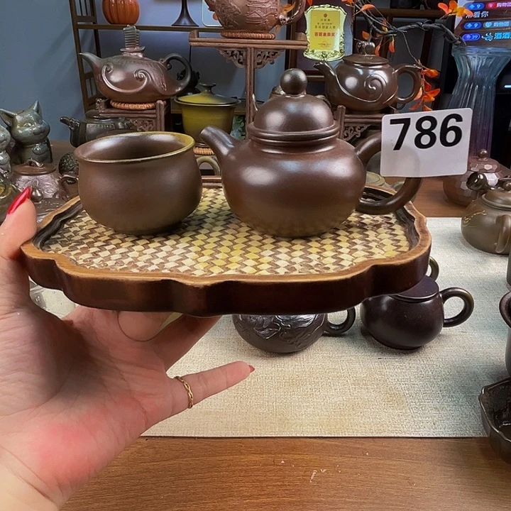 柴烧壶泡茶香柴燒壺泡茶香
