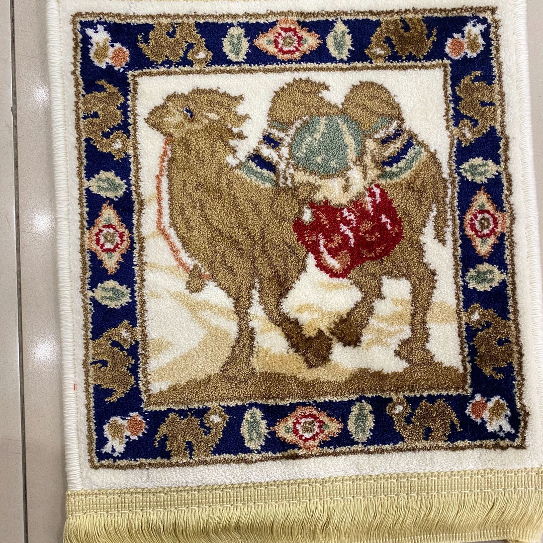 加厚丝棉混纺汽车扶手地毯垫茶杯垫