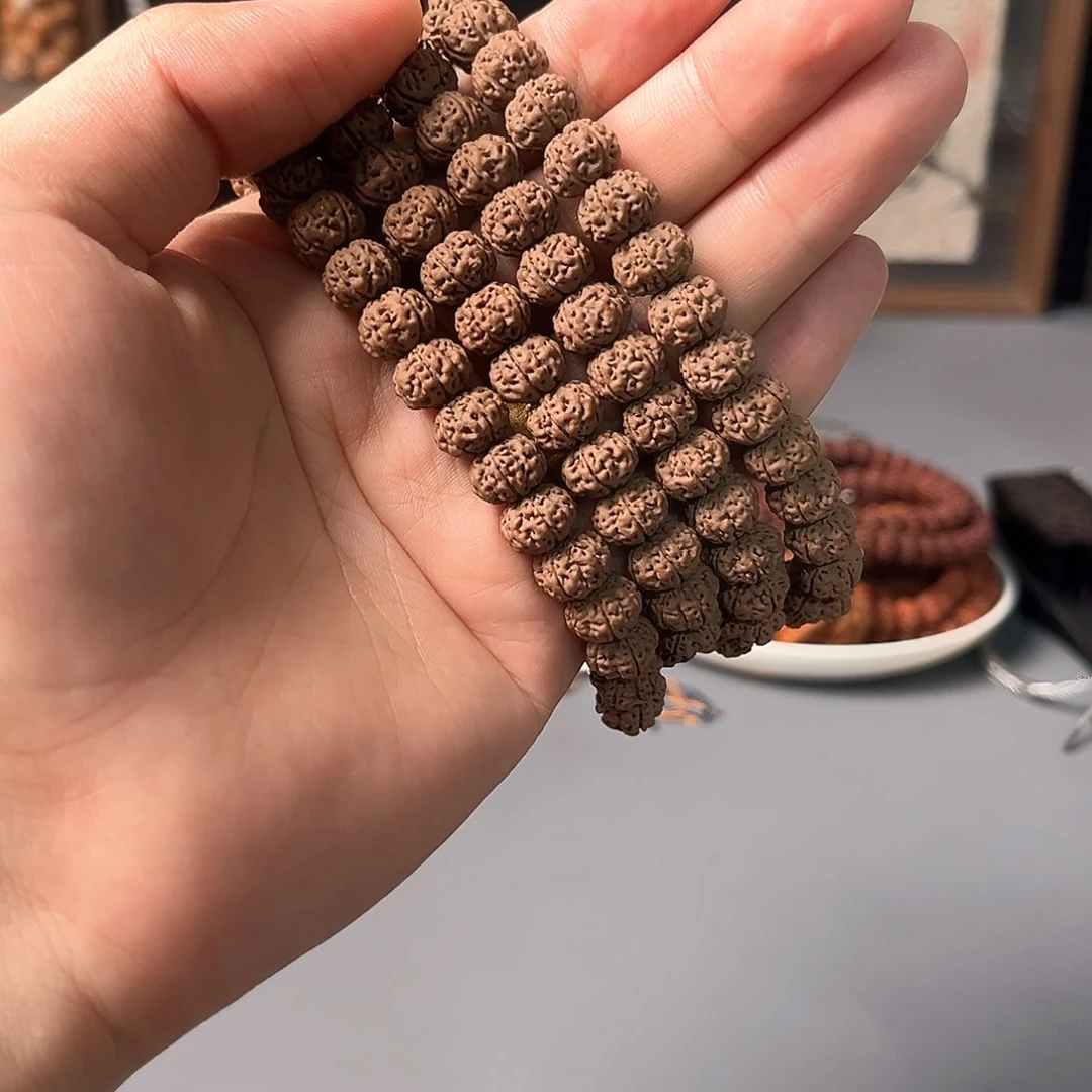 金刚菩提吊坠Aaa凹底梅花脖挂10+福利