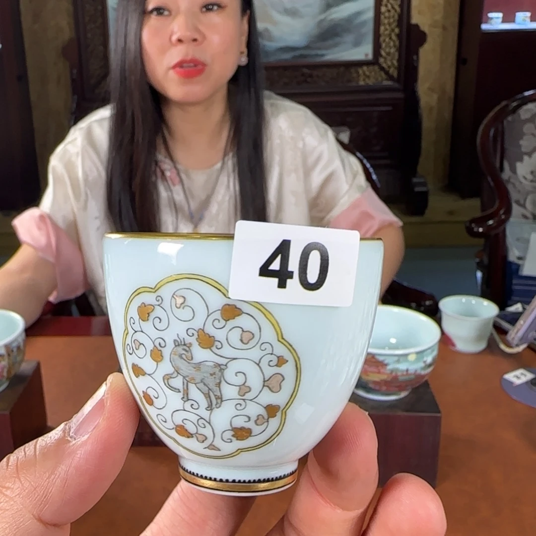 成窑精品青白瓷茶器
