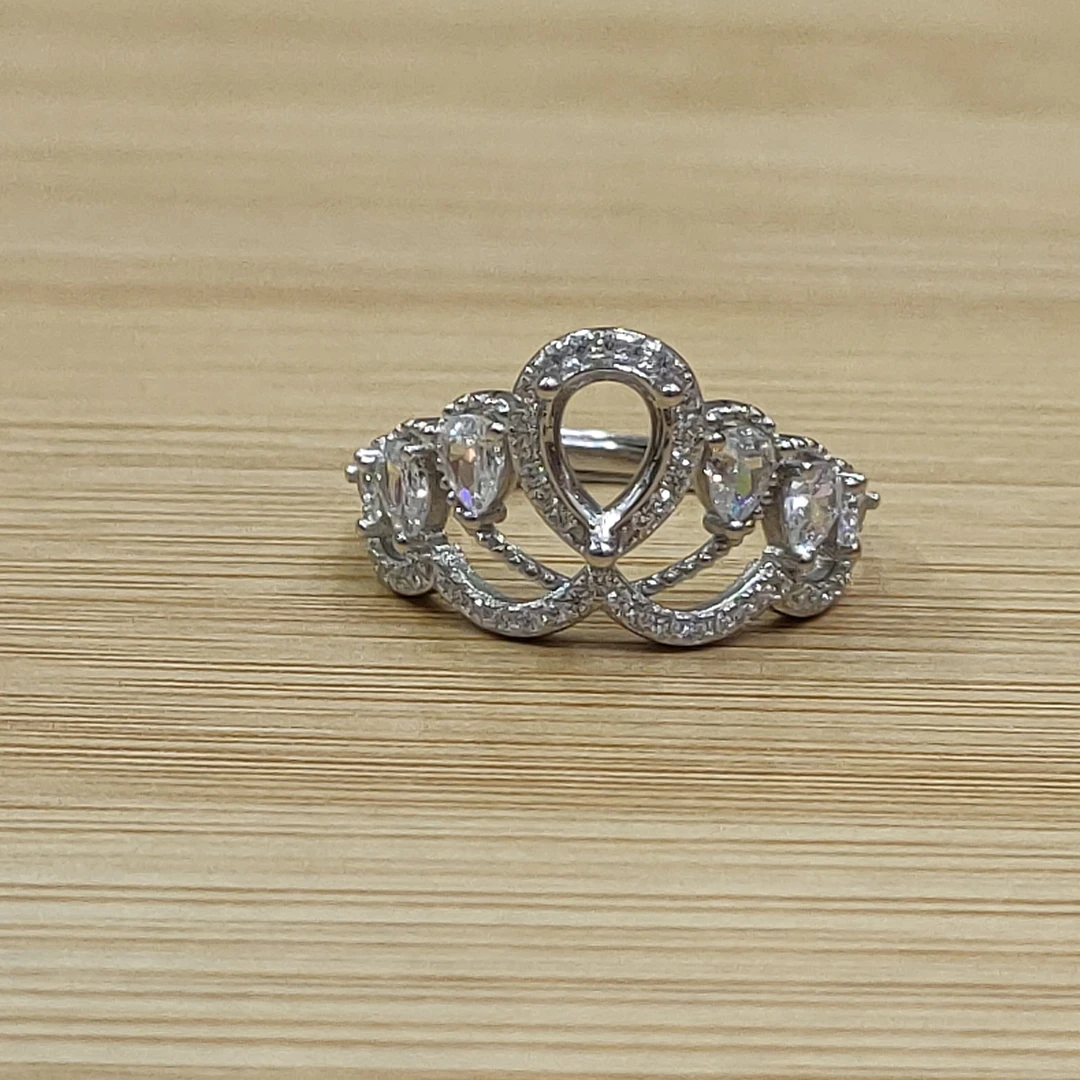 925银戒指 S925银戒托原创设计