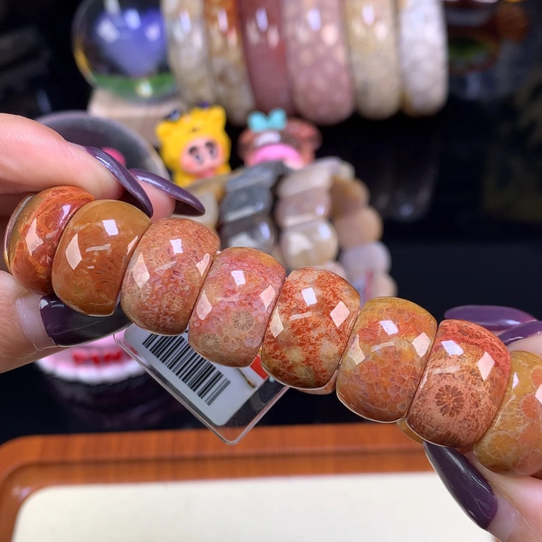 【闪购商品】颈饰未镶嵌硅化珊瑚（珊瑚玉）福利200漏128（9号）