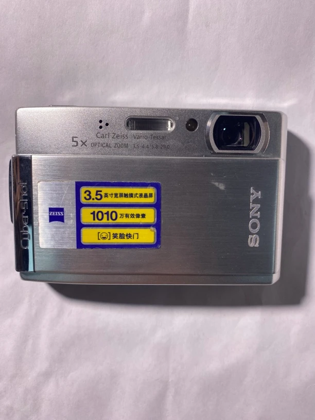 9新 Sony/索尼 T300 黑色 屏幕轻微瑕疵 不影响出片 无读卡器