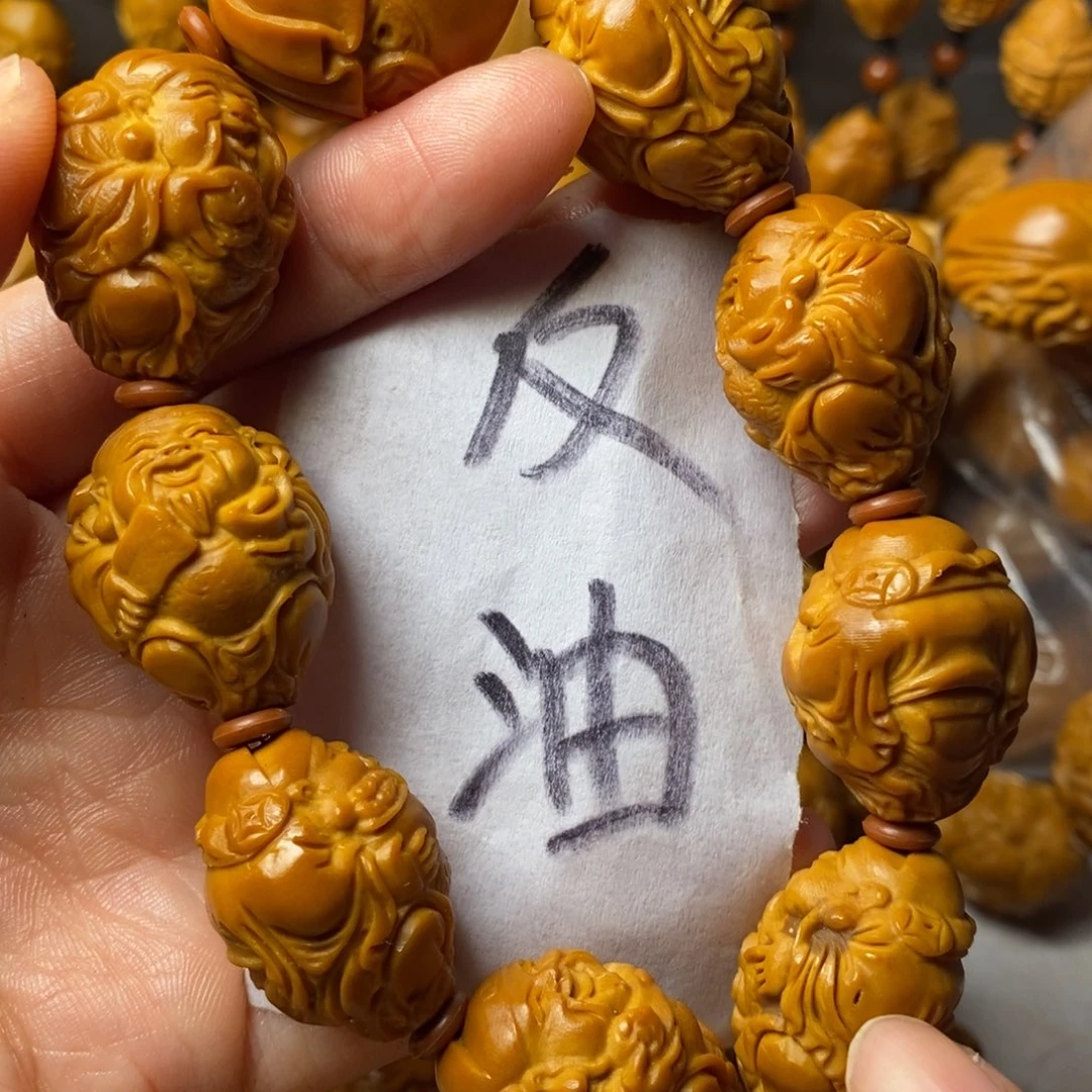 过***去橄榄核手串/手链八方来财