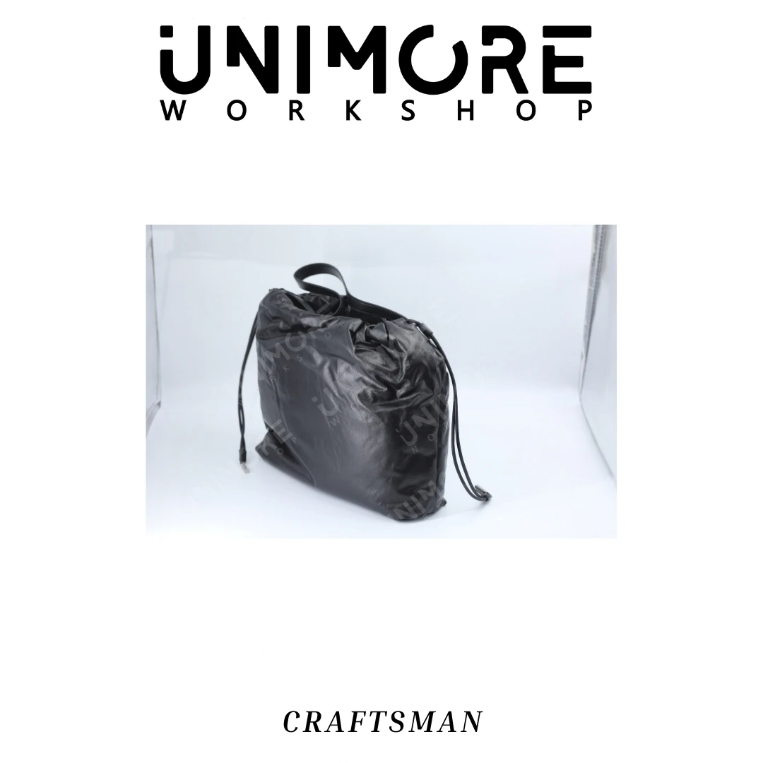 【卷毛定制】抽绳垃圾袋 轻奢包 3312-UNIMOREWORK SHOP