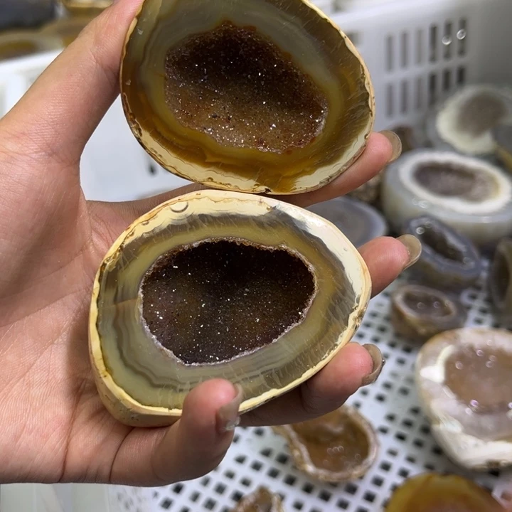 未镶嵌发饰水晶黄晶盆